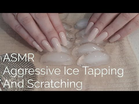 ASMR Aggressive Ice Scratching And Tapping
