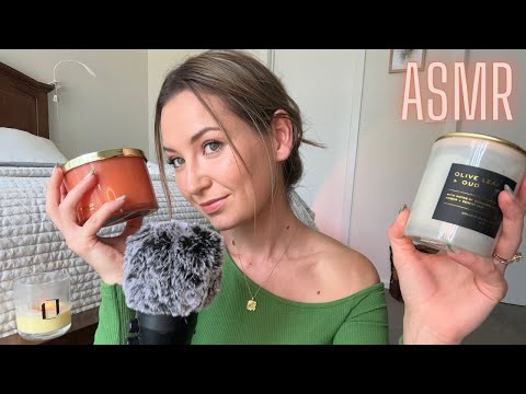 Ultimate ASMR Tingles: Describing My Candle Collection To You, fire crackling, tapping, chit chat