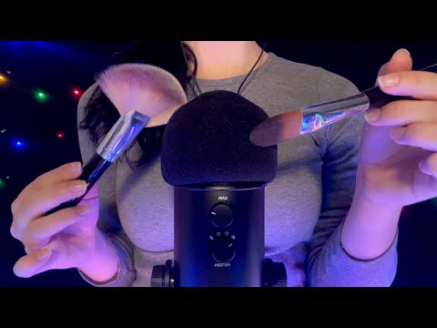 ASMR - Microphone Brushing (With Windscreen) [No Talking]