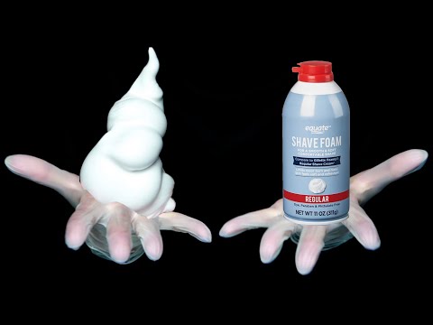 ASMR: Vinyl Gloves and Shaving Cream (Foam Sounds, Crinkles, No Talking)