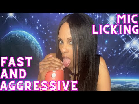 ASMR Fast and Aggressive Mouth Sounds, Mic Licking, Hand Movements