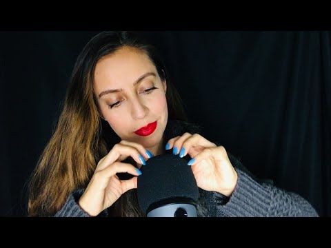 ASMR Mic And Natural Nail Tapping W/ Inaudible Whispering