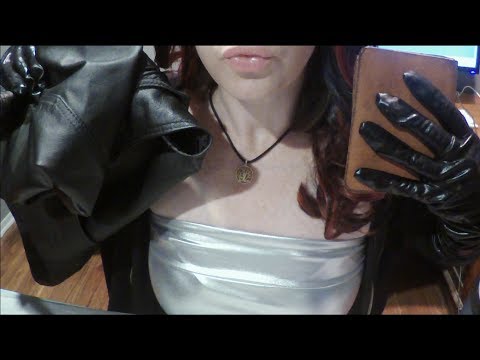 ASMR Gum Chewing Leather Sounds For People Who Lost Their Tingles.  Whispered