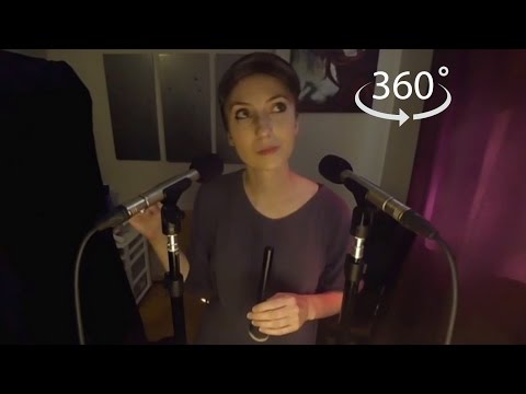 360° ASMR: Inaudible whispers, mouth sounds and binaural hair brushing