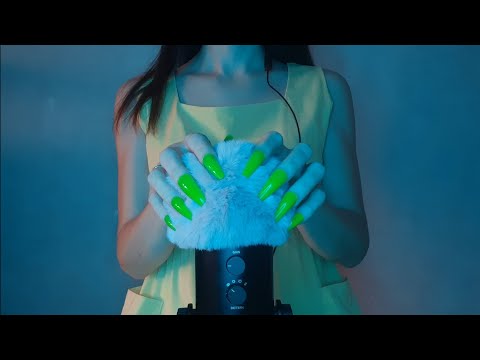 ASMR Intense Fluffy Mic Scratching | No Talking 4K+ Hand Movements