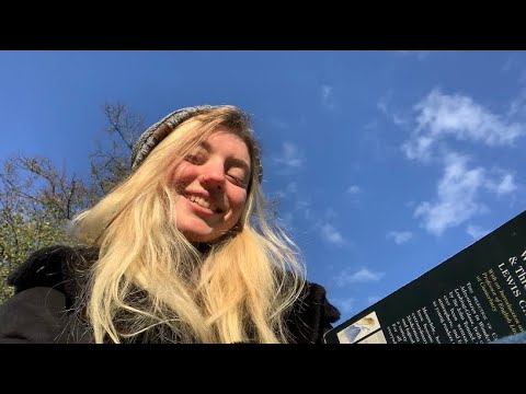 ASMR Reading Alice in Wonderland ( Ch. 2 ) at the Park !