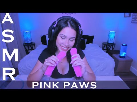 ASMR FLUFFY PAWS MIC 🐾 Sand Immersion, Crushing, Sticky Tape, Blowing, Massage...