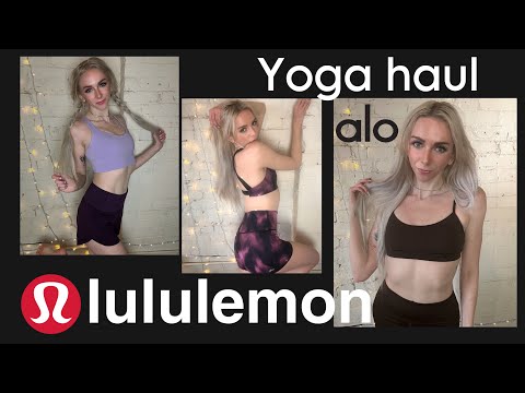 Lululemon & Alo Yoga Try-On Haul 👙💦 (Sports bras, Shorts, Leggings, Matching sets) Remi Reagan