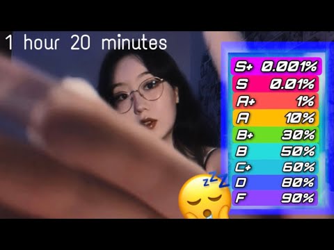 ASMR ONLY 0.001% CAN REACH S+ TIER WITHOUT SLEEPING 😴💤 1 hour 20 min INTENSE RELAXATION