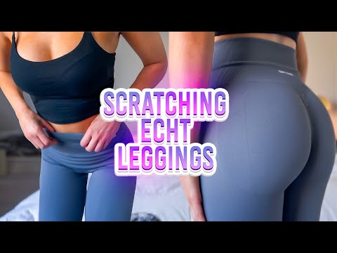 ASMR | Lofi Legging, Skin & Shirt Scratching in ECHT LEGGINGS 🎧
