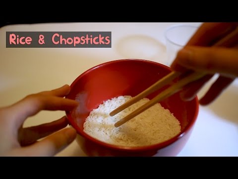 ASMR Rice with Chopsticks | Relaxing Triggers