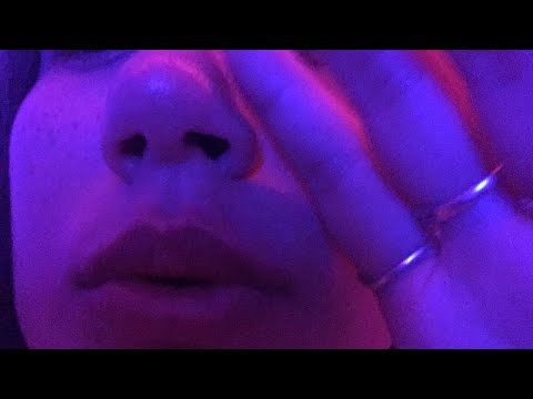 one minute mouth sounds and camera tapping *lofi asmr*