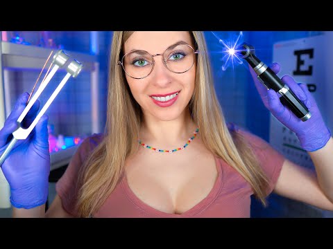 ASMR There is Something in Your Ear, Unclogging, Ear Exam, Tuning Fork, Personal Attention for SLEEP