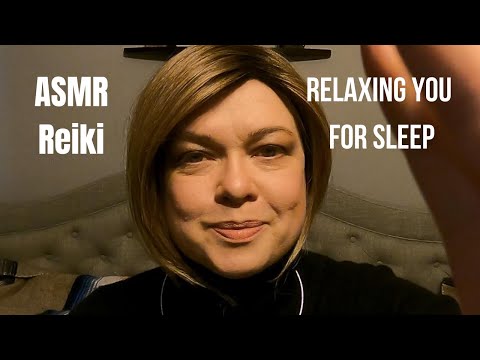 ASMR Reiki for Sleep || Gentle Voice | Aura Massage | Candle Wick Background