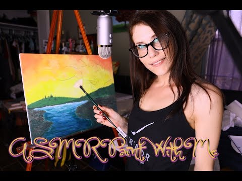 ASMR Paint With Me * Session Two | Zoom h4n Pro with Blue Yeti