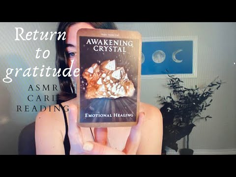 Collective Card Reading ~ Return to gratitude | Emotional healing | Slight ASMR