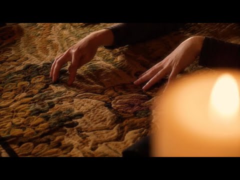 About Tapestries | ASMR Cozy Basics (soft spoken, tracing, brushing, fabric sounds, candlelight)