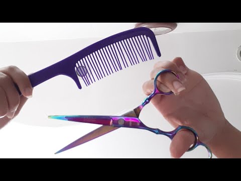 ASMR haircut ✂️ layered sounds