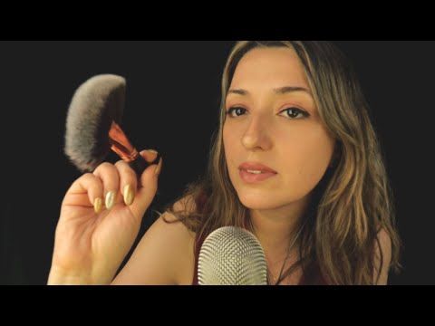 ASMR Up Close | Comforting you with Personal Attention (face touching, scratching, brushing)