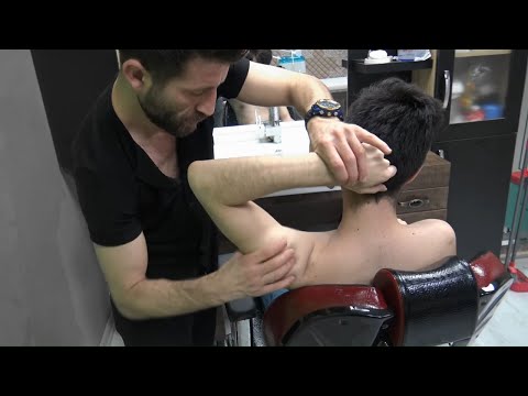 ASMR TURKISH MASSAGE +NECK - BACK CRACK +arm, neck, shoulder, face, ear, head, finger, sleep massage