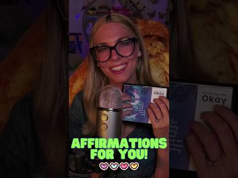 Affirmations for You #affirmations #asmr #relaxing #tingles #relaxation #shorts #youtube #asmrsounds