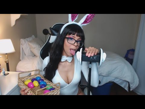 ASMR | Easter Egg Hunt (Tapping, Scratching, Ear Eating, Ear Licking, Kisses, and More)