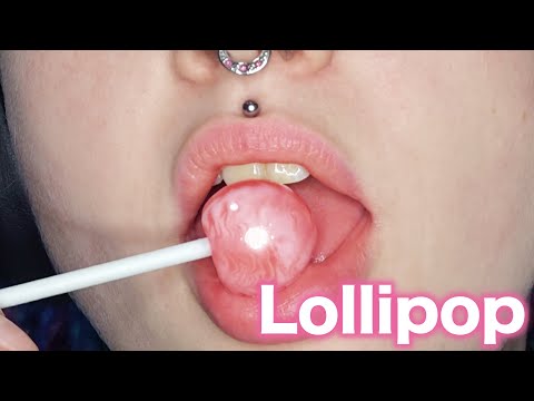 ASMR Lollipop Licking/Sucking (Close Up) | Wet Mouth Sounds