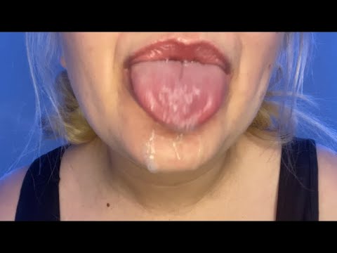 ASMR | wet tongue fluttering (lots of spit/drool) 👅💦