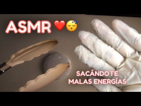 ASMR ESPAÑOL RÁPIDO / QUITÁNDOTE ENERGIAS NEGATIVAS ❤️‍🔥