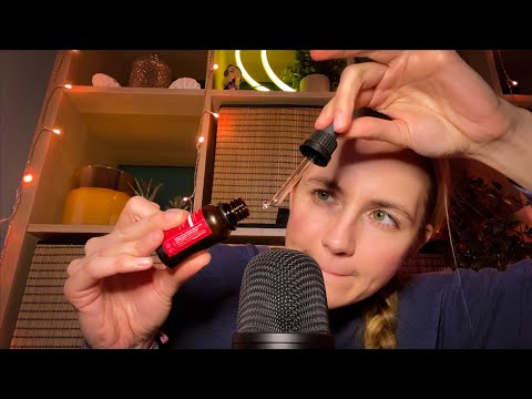 Doing aggressive asmr triggers with a mic (+close up whispers)