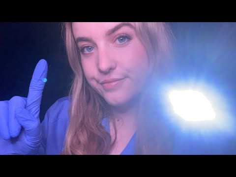 ASMR | Cranial Nerve Exam [Gloves & Lights]