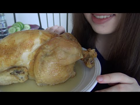 ASMR Whole Chicken+Fried Chicken Mukbang Eating Sounds