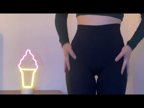 ASMR Leggings Scratching ✨✨ featuring dry hands sounds