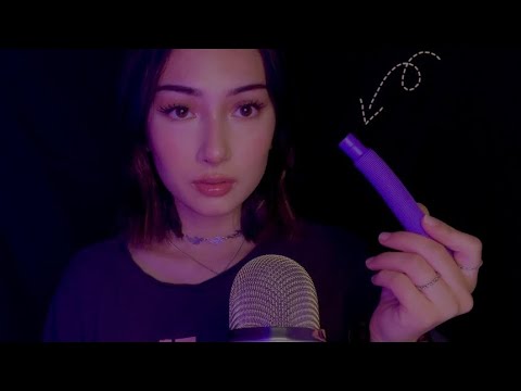 ASMR tube mouth sounds and tapping