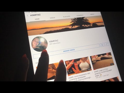 ASMR | What’s in my iPad + tapping on screen ~ whispers ￼