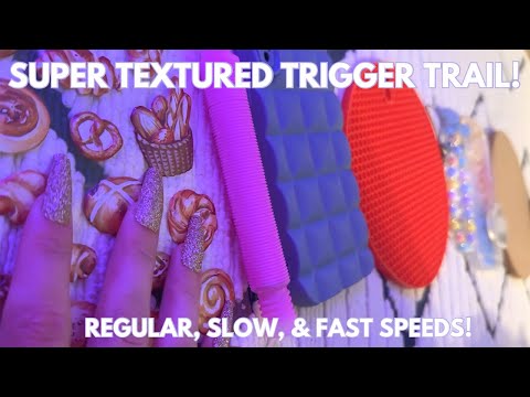 Super Long, Textured TRIGGER TRAIL! 🥳 ASMR - No Talking