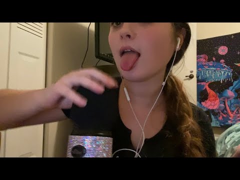 ASMR FAST & CHAOTIC MIC PUMPING/SWIRLING & TONGUE FLUTTERING & MORE ‼️