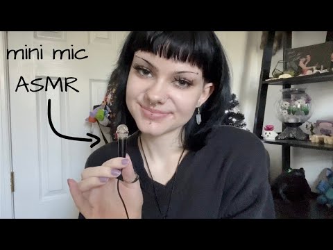 ASMR | lofi triggers w/ my new mini mic on my 20th bday!🎙️ whisper ramble, tapping, hand movements