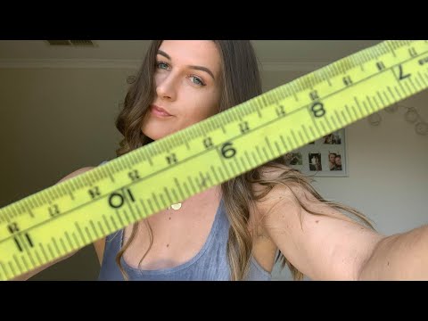 ASMR - Measuring Your Face 📏📐 (personal attention, writing noises, mouth sounds)