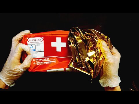 ASMR Carefully inspecting First Aid Kit