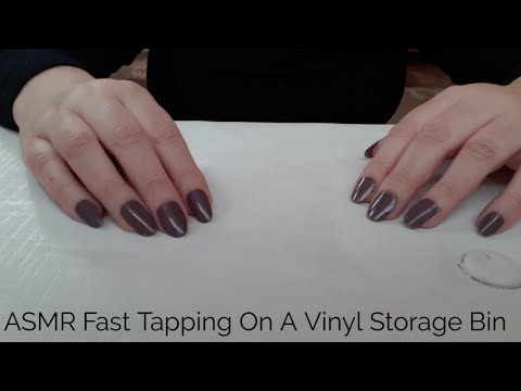 ASMR Fast Tapping And Scratching On Vinyl-No Talking After Intro