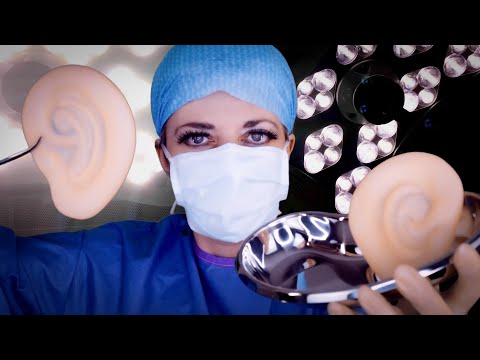 ASMR Surgeon Fits Your New Ears - Extreme Ear to Ear Tingles