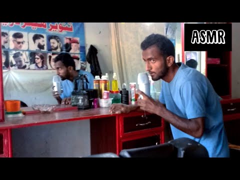 asmr 1 minute | outdoor barber shop ✂️