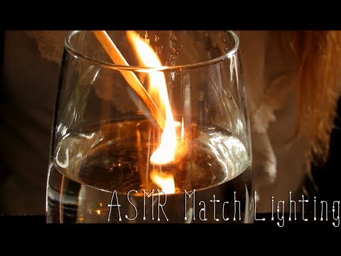 ASMR. Match Lighting and Extinguishing (Ear to Ear Whisper)