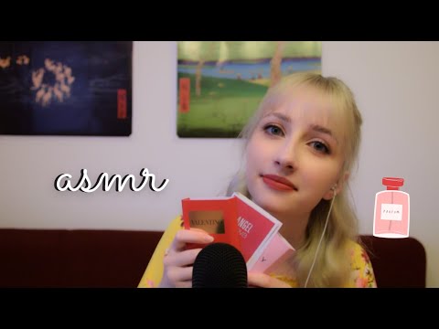 ASMR│Reviewing perfumes│Spraying sounds