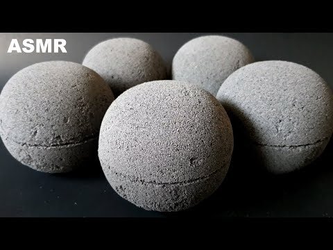 ASMR : Black CementSand Balls Crumbles #276