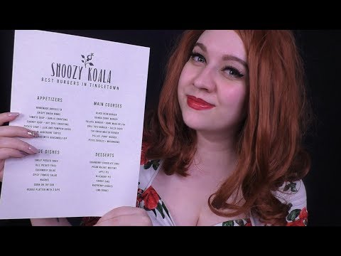 Diner Waitress RP - Best Burgers in Tingle Town [ASMR]