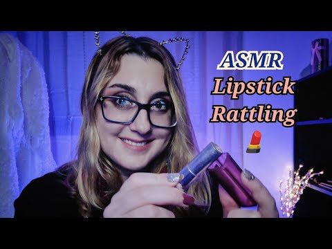 ASMR Lipstick Tube Rattling (lipstick lid sounds)