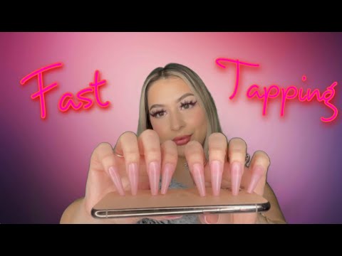 ASMR fast tapping 👉🏽 10 triggers in 10 minutes 😴