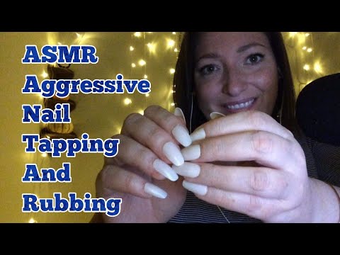 ASMR Aggressive Nail Tapping And Rubbing